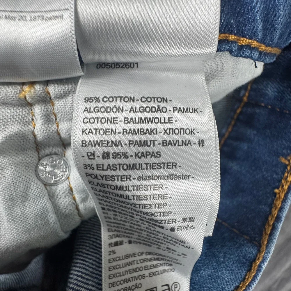 Levi's 505 Regular Fit Jeans Mens 36x32 Blue Straight Leg Denim 00505-2601